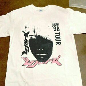 Bjork 1996 Japanese Tour Promo White T-Shirt